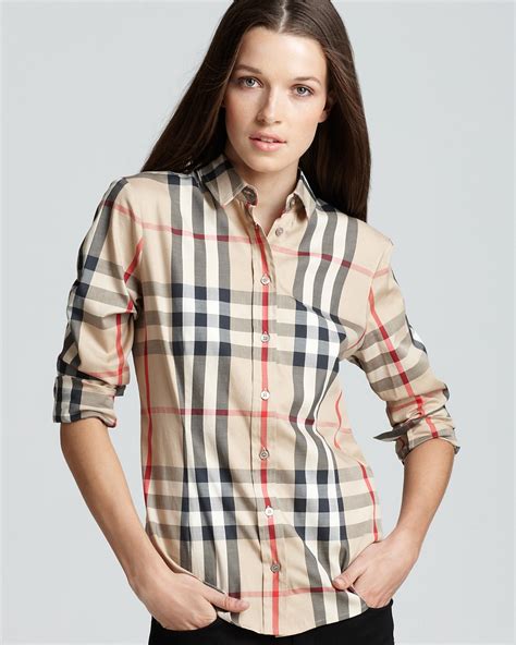 ladies burberry shirts|female Burberry shirts on sale.